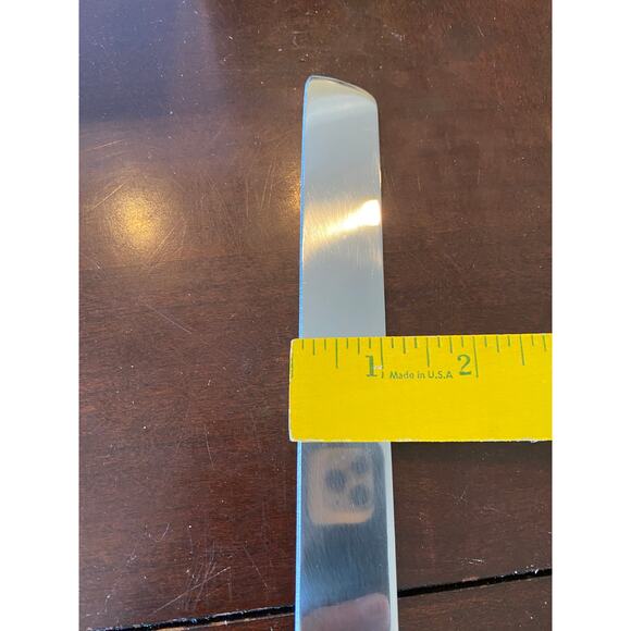 Lenox Holiday Gatherings Glass Beaded Handle Cake Knife Retired 12 Inches NEW - Picture 6 of 6